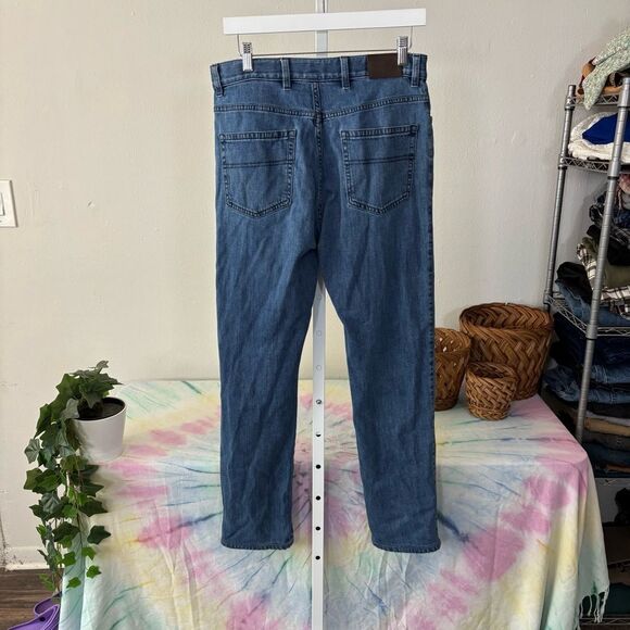 ERMENEGILDO ZEGNA Classic Blue Denim Jeans for Men size 32x31 timeless denim - Picture 7 of 8